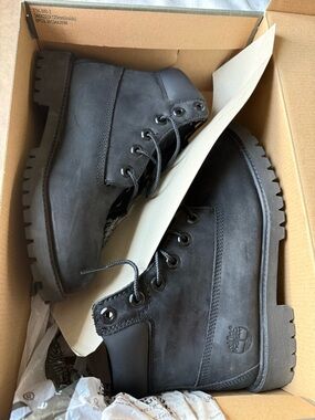 Timberland Black 6inch Boots